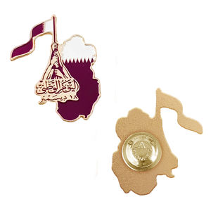 En Existencia, Insignia del Emblema Nacional <span class=keywords><strong>de</strong></span> <span class=keywords><strong>Qatar</strong></span>, Bandera y Mapa, Pegatinas Magnéticas <span class=keywords><strong>de</strong></span> Metal Esmaltado para Teléfono, Recuerdo para la Celebración del Día Nacional - Product Image 2