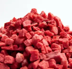 Fruits tea material Freeze dried fruits cubes Mango/Red dragon fruits /Peach /Strawberry /kiwi/blueberry Dices