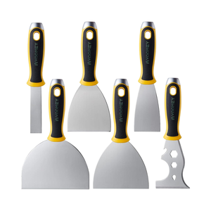 Voomey 6 Stuks 420 Roestvrijstalen Verf Schraper Gereedschap Gipsplaten Mes Set Voor Renovatie Van Oude Muren Gebruikt Voor Het Aanbrengen Van Stopverf Verwijderen - Product Image 1