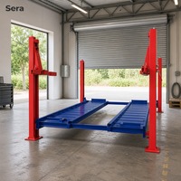 Sera DTPF609 4.2T Pont élévateur hydraulique à deux colonnes monocylindre Garantie 12 mois pour voitures d'occasion