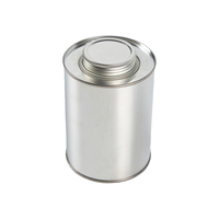 Boîtes rondes en étain recyclables RunLin de 250 g avec valve d'air et couvercles à vis pour grains de café, thé matcha en poudre, huile, noix, épices