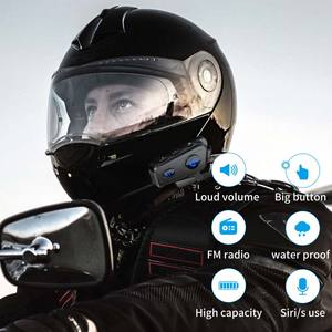 Auriculares <span class=keywords><strong>Bluetooth</strong></span> TWS para <span class=keywords><strong>Cascos</strong></span> de Motocicleta, Intercomunicador Impermeable con Cancelación de Ruido, Auriculares Inalámbricos para Casco - Product Image 6