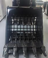 Godet squelette personnalisé pour excavatrice 25-30 tonnes, 1,2 m³ DH300 R300 pour la séparation de pierres et de terre, le tri des déchets de construction