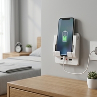 Support de charge pour téléphone portable industriel, prise murale avec 1 sortie, indice de protection IP22, matériau PC ignifuge, courant 2,1A