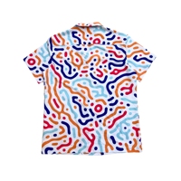 Baju Pantai Musim Panas OEM ODM Cepat Kering Model Hawaii dengan Kancing Motif Bunga Bahan Twill Bernapas Lengan Pendek Celana Pendek