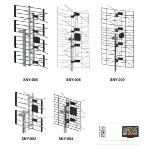 Nueva Antena Digital DVB-T2 Silenciosa con Logotipo, Antena Yagi para Exteriores, Amplificador de Señal, Antena de TV Estable - Product Image 1