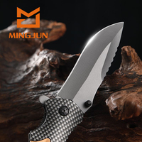 Couteau pliant multifonctionnel en aluminium aéronautique haute dureté, couteau de poche pour le camping en plein air, outil de survie