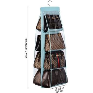 New Arrival Women's Hanging Purse Handbag Storage Organizers Best Durable Fabric Foldable for Wardrobe Use Factory Price Free - Product Image 2