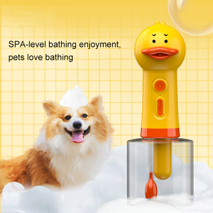 Máquina eléctrica de espuma para ducha de mascotas, solución de baño para perros y gatos, dispensador automático de jabón con carga Usb, máquina de burbujas de baño - Product Image 2