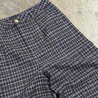Shorts Homme Designer Personnalisés Premium Taille Basse Imprimé Carreaux Vintage Ample Colorblock Coupe Courte