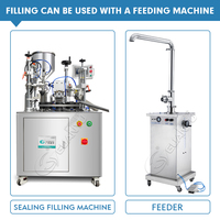 Ligne de production cosmétique automatique de haute qualité Machine de remplissage et de scellage de tubes de dentifrice pour le type de chauffage intérieur
