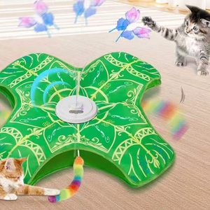 ของเล่นแมวแบบอินเทอร์แอคทีฟ ของเล่นแมวพลาสติกแบบเคลื่อนไหวได้ ของเล่นแมวในบ้านพร้อมฟังก์ชั่นซ่อนหา ของเล่นแมวแบบชาร์จไฟได้ - Product Image 3