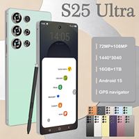 Nouveau modèle S25 Ultra 16 Go 1 To 5G 7,3 pouces 120 Hz AMOLED HD 12 cœurs 8000 mAh Double SIM Emplacement TF OTG Compatible mondial Nouvelle version