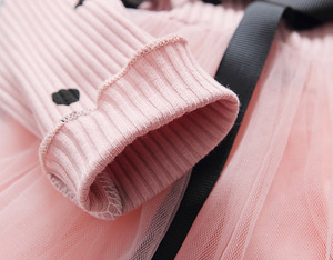 Patrón de Tejido para Niñas, Vestido de Tutú con Suéter Elegante para Niños - Product Image 4