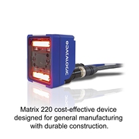 Escáner de Códigos de Barras 1D/2D Industrial Datalogic Matrix 220 Económico con PROFINET IO Ethernet IP para Manufactura General