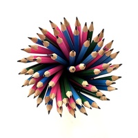 Crayons en bois personnalisés HB pour l'école, fournitures de papeterie en gros d'usine, crayons standard les moins chers pour la promotion
