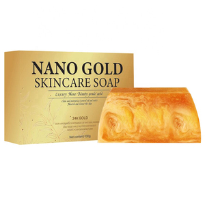 Oem ODM nhãn hiệu riêng phù hợp cho tất cả các da làm săn chắc giữ ẩm làm sạch sâu chống lão hóa màu xà phòng Vàng Xà phòng 24K - Product Image 1