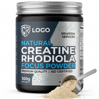 Créatine Naturelle en Gros, Certifiée ISO, Emballage Personnalisé OEM/ODM, Antioxydant Rhodiola Focus pour Adultes, Vente Directe Usine