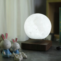 Lampe LED flottante en forme de lune flottante à lévitation magnétique personnalisée pour cadeaux d'affaires