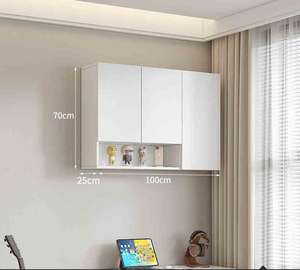 Bianco in stile moderno pannello di legno mobili su misura parete libreria scrivania per camera da letto cucina ufficio casa vendita calda in cina - Product Image 2