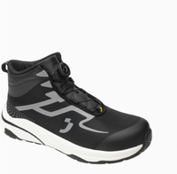 Bottes de sécurité pour hommes, hauteur moyenne, S1PS ESD HI CI FO HRO, chaussures de sécurité anti-perforation avec embout en nano carbone et laçage rapide TLS