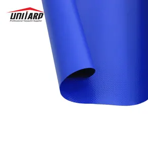 눈물 방지 폴리에스터 680gsm 강화 비닐 캔버스 PVC 코팅 타포린 1.50 미터 폭