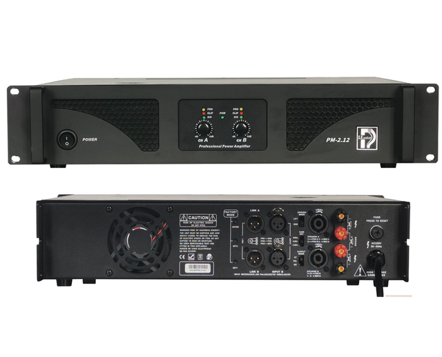 I.E.voice PM-2.12 Professional Grade 1200W 8-Ohm Class H Analog Power Amplifier OEM/ODM