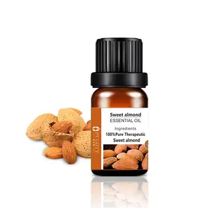 Wholesale supplier cold pressed carrier oil refined pure natural organic sweet almond oil for skin