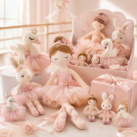 Muñeca de Peluche Bailarina Ecológica Personalizada en Oferta |   Regalos para Recital de Ballet OEM ODM, MOQ Bajo, Muestra en 7-10 Días