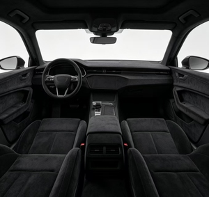 <span class=keywords><strong>Film</strong></span> de protection pour voiture vendu directement en usine, autocollant pour voiture, 1,5*15m, noir, en daim, pour l'intérieur de la voiture - Product Image 1