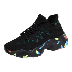 Unisex Talla 35-47 Transpirable Invierno Moda Malla Zapatillas Aumento de altura Punta cerrada Hombres Mujeres Verano Casual Correr Caminar - Product Image 1