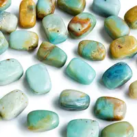 All'ingrosso Blue Sky Opal Natural Gemstone Tumbles Crystal Palm Stone Crafts
