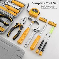 Coffret d'outils multifonctionnels ANDUUK pour la maison : pinces, clés, marteaux, outils de réparation domestique