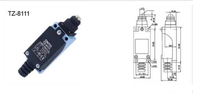 Interrupteur de fin de course TZ-8 à levier à rouleau 250V 5A SPDT, micro-interrupteur industriel IP65 pour l'automatisation des routeurs CNC
