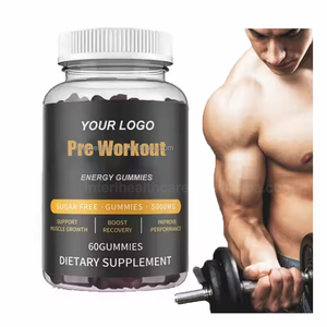 Gummies énergétiques pré-entraînement OEM, supplément végétalien, vente en gros pour femmes, gummies naturels pré-entraînement - Product Image 1