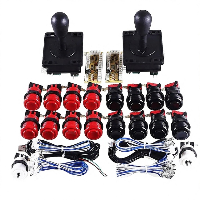 DIY Arcade Cabinet Accessories Zero Delay Push Buttons Joystick Wholesale