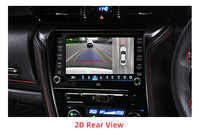 Kamera Mobil Panorama 3D 360 Wemaer, Kamera Mobil AHD 3D Bird's-eye, Kamera Mobil 360 Derajat 1080P Surrounding View untuk Toyota Fortuner