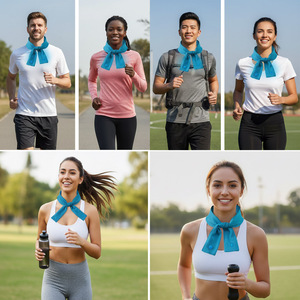 <strong>Cooling</strong> <strong>Neck</strong> <strong>Wrap</strong> with Reusable Gel Ice Pack Soft <strong>Neck</strong> Cooler for Summer Golf Tennis Outdoor Sports and Work - Product Image 6