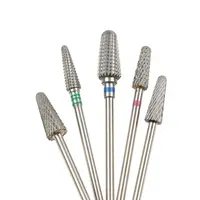 Nail Drill Bits Nail Drill Bits Customizable Electric File 3/32" Tungsten Carbide Manicure Pedicure Professional Nail Drill Bits Set