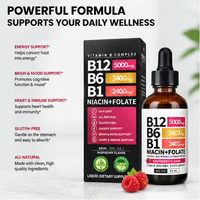 Vente en gros personnalisée : Gouttes de Vitamine B12+B6 et Pommade Stimulante Immunitaire pour Adultes – Multivitamines Énergisantes Sans Ingrédients Artificiels
