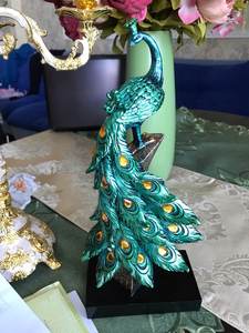 ORNAMENTOS DE PÁSSARO PAU-ENGATILHA EM RESINA FIGURINAS DE PÁSSARO PAU-ENGATILHA DOURADAS ARTESANATOS EM RESINA DECORAÇÃO PARA CASA PRESENTES - Product Image 5