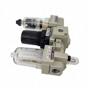 XMC AC2000-02D G1/4 50um 공압 공기 소스 처리 장치 조건 필터 조절기 윤활기 농장 자동 배수 - Product Image 4