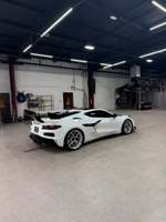 Kit carrosserie de haute qualité en fibre de carbone sèche style Zr1, comprenant pare-chocs arrière, diffuseur arrière, aileron arrière et grande aile, pour Chevrolet Corvette C8 Z06
