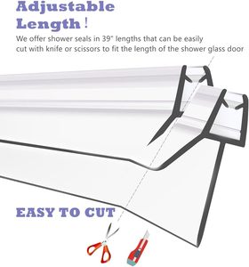 Cửa kính Dải con dấu, vòi hoa sen mềm cửa quét để ngăn chặn rò rỉ, vòi hoa sen Silicone Dải con dấu - Product Image 4