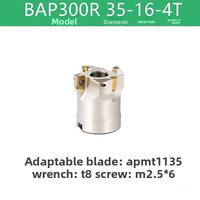 Fraise à face indexable BAP400R avec porte-outil - Insert APMT1604PDER, centre d'usinage CNC, tête de coupe de précision