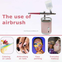 Kit Aérographe Professionnel Multiusage pour Maquillage Visage, Nail Art, Décoration de Gâteaux – Outil Cosmétique Haute Précision