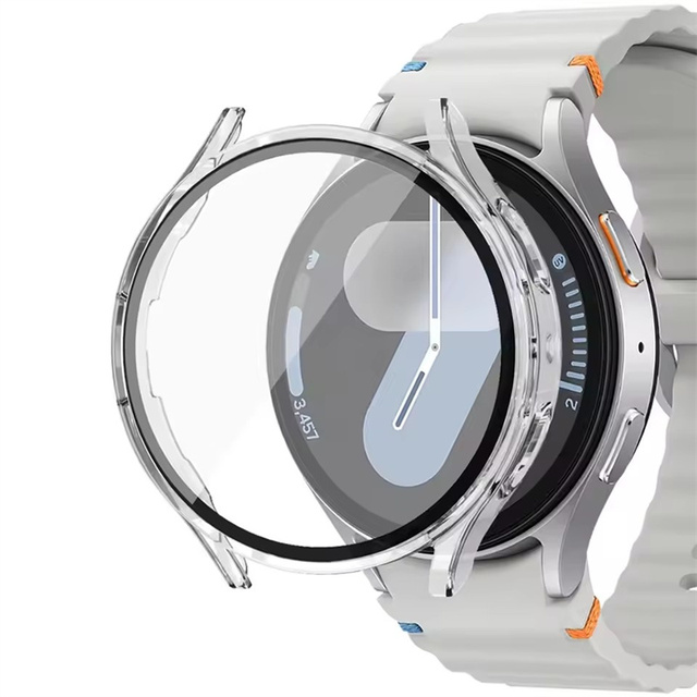 Smartwatch Screen Protector Tempered Glass PC Matte Watch Case Cover for Samsung Galaxy Watch 7 6 5 4 Accessories