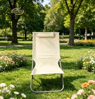 Chaise longue pliante d'extérieur, chaise de plage portable, chaise de camping moderne en acier, chaise de pêche, chaise de jardin