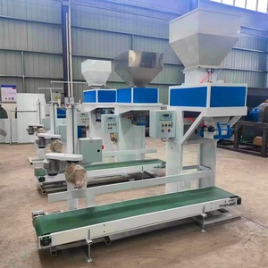 Machine d'emballage de <span class=keywords><strong>granulés</strong></span> d'alimentation 20kg 50kg Machine d'emballage automatique de <span class=keywords><strong>granulés</strong></span> de bois avec échelle de pondération quantitative - Product Image 2
