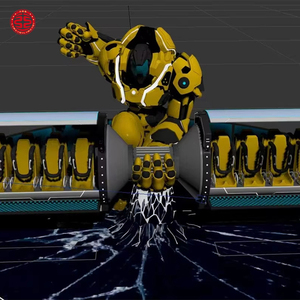 360 độ xoay thiết bị thương mại ly kỳ <span class=keywords><strong>Rides</strong></span> công viên giải trí chiến đấu Robocop đi xe - Product Image 2